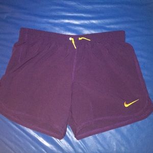 Nike plum shorts